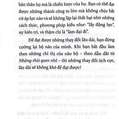 Gieo Thói Quen Nhỏ Gặt Thành Công Lớn
