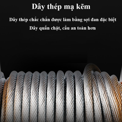 Bộ Tời Điện Kèm Rùa ABG PA300 (150/300kg) 12 Mét - Giúp Máy Tời Treo Nâng Hạ Vật Nặng Dễ Dàng Trong Nhà Xưởng Công Nghiệp Và Đời Sống, Nâng Kéo Linh Hoạt, Hiệu Quả Cao - Hàng Chính Hãng (Giao Màu Ngẫu Nhiên)