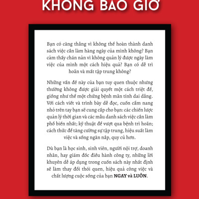 NGAY VÀ LUÔN - Xóa Bỏ Khoảng Cách Giữa Ý Định Và Hành Động Của Bạn - Michelle Moore (bìa mềm)