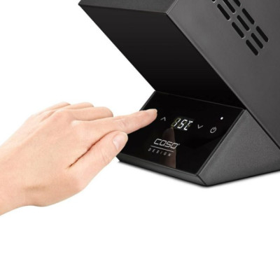 Máy Ướp Lạnh Rượu Caso WineCase One Black Cao Cấp, Thiết Kế Sang Trọng, Màn Hình LED Cảm Ứng, Công Suất 72W - Hàng Nhập Khẩu Đức