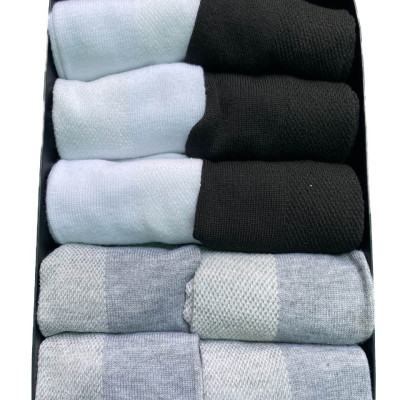 Hộp 10 Đôi Tất Chống Hôi Chân Hàng Xuất Nhật Loại vải dày ( Hộp Fashion ) [Sunzin Thông khí]