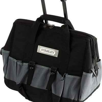 TÚI VẢI ĐỰNG ĐỒ NGHỀ CÓ TAY KÉO (40X49X26)CM STANLEY 93-328 - HÀNG CHÍNH HÃNG