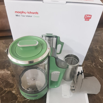 Bình đun nước, pha trà,đa chức năng Morphy Richards MR6086 dung tích 600ml, công suất 400W, nhiệt độ điều chỉnh: 45 ℃, 80 ℃, 100 ℃-Hàng chính hãng