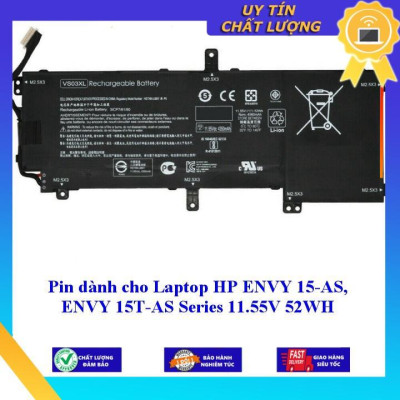 Pin dùng cho Laptop HP ENVY 15-AS ENVY 15T-AS Series 11.55V 52WH - Hàng Nhập Khẩu New Seal