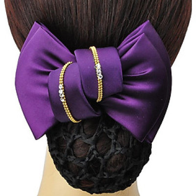 Kẹp búi tóc màu tím sang trọng