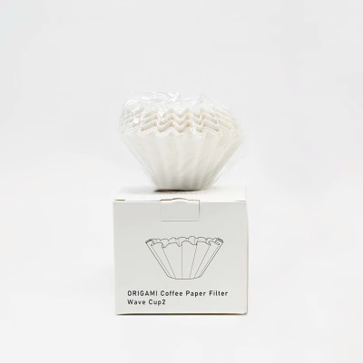 Giấy lọc 50 tờ hình tròn Wave cho phễu kalita 155 185 ORIGAMI