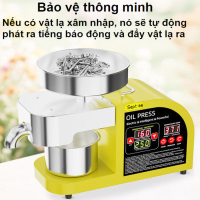 Máy ép dầu ăn thực vật dùng trong gia đình thương hiệu Mỹ cao cấp Septree X6 - Công suất 1150W - Hàng nhập khẩu (BH 1 NĂM)