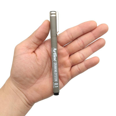 Bút Vẽ Kỹ Thuật 0.1 mm - Artline EK-231-BK - Màu Đen