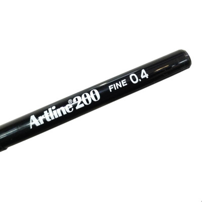Bút Vẽ Kỹ Thuật 0.4 mm - Artline EK-200-BK - Màu Đen