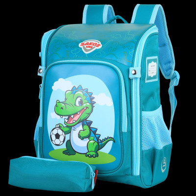 Ba Lô Học Sinh Kid Bingo Kèm Bóp Viết - Sakos SBO020SDNG00 - Soccer Dino