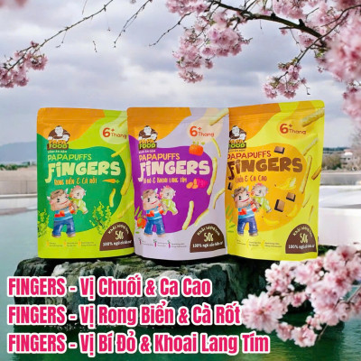 COMBO 9 VỊ BÁNH ĂN DẶM PAPAFOOD PAPAPUFFS - 100% Ngũ Cốc Hữu Cơ