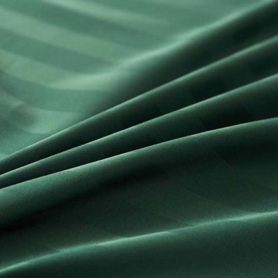 Bộ Ga Gối Cotton Kẻ 3F Lidaco Chuyên Dụng Cho Homestay, Khách Sạn - Xanh Lá