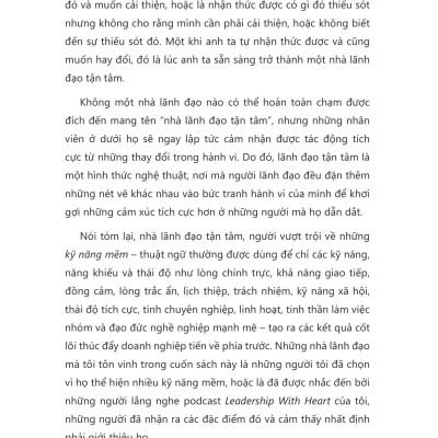 Nghệ Thuật Lãnh Đạo Tận Tâm