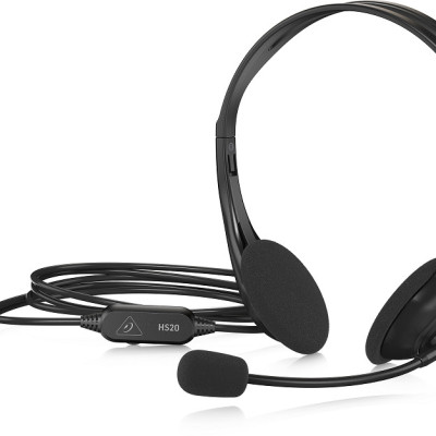 Behringer HS20 USB Stereo Headset with Swivel Microphone-Hàng Chính Hãng