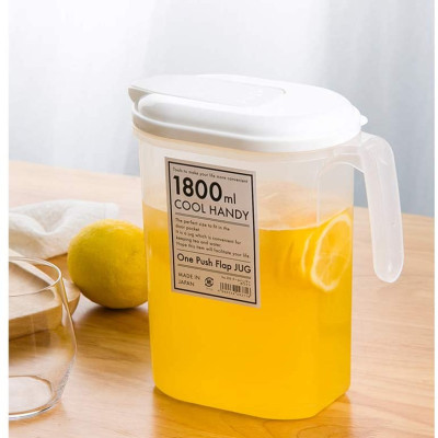 Bình nước nắp bật Yamada 1.8L, làm từ nhựa PP cao cấp, rất tiện lợi & hữu ích - nội địa Nhật Bản