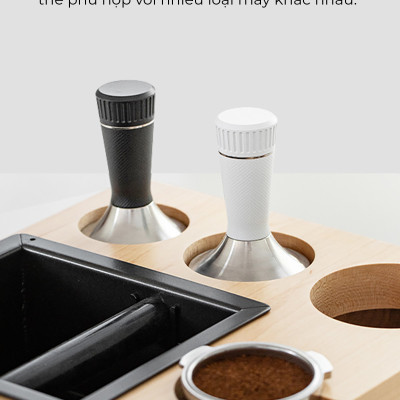 Tamper nén cà phê 2 trong 1 có kim khuấy đảo cà phê 58.3mm CAFE DE KONA