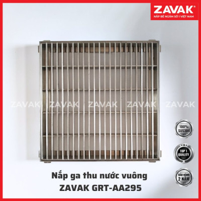 Rãnh Thoát nước vuông Inox 304 ZAVAK Grating GRT-AA295
