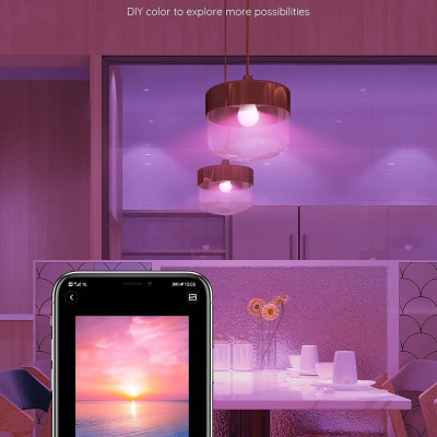 Bóng led đổi màu Govee Wi-Fi LED H6003 | Điều khiển thông minh qua App, 16 triệu màu và 10 hiệu ứng, Nhấp nháy theo nhạc
