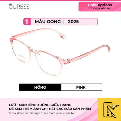 Gọng kính nhựa dẻo thời trang nam nữ siêu nhẹ siêu bền Ouress 2025