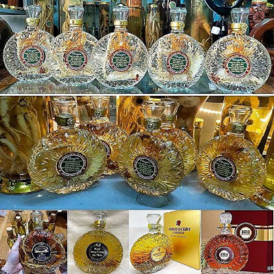 Chai Thủy Tinh Đựng Rượu 500ml cao cấp mẫu xo tròn dẹt – Vỏ Chai Rượu Đẹp - Chai Đựng Rượu sang trọng (C4)