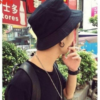 Nón bucket Kaki trơn