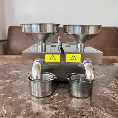 Máy ép dầu ăn thực vật 2 đầu kép đa năng thương hiệu Mỹ cao cấp Septree B02S Plus - Công suất 1900W - Hàng chính hãng