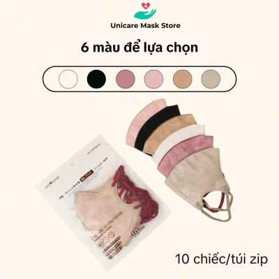 Thùng 50 Cái Khẩu Trang 6D PRO MASK Airfit – Khẩu Trang 6D UNICARE Pro Mask Cao Cấp, Phiếu Kiểm Định Chất Lượng - HÀNG CHÍNH HÃNG MINIIN