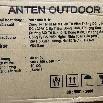 combo 40 cây anten dvb t2 khuếch đại AVG, Hàng Chính Hãng.