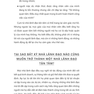 Nghệ Thuật Lãnh Đạo Tận Tâm