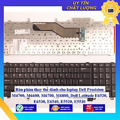 Bàn phím dùng cho laptop Dell Precision M4700 M6600 M6700 M6800 Dell Latitude E6520 E6530 E6540 E5520 - Hàng Nhập Khẩu New Seal