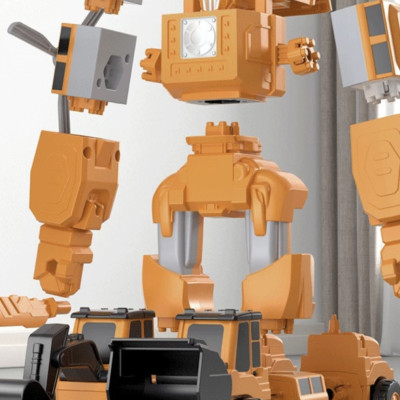 Bộ nam châm lắp ghép ô tô máy bay robot Cao Cấp 35 chi tiết - Đồ chơi cho bé