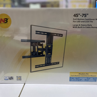 Giá Treo TiVi North Bayou P6 Xoay Đa Năng Màu Đen Mẫu 2021 Lắp Cho Màn Hình Từ 45 inch - 75 inch Nhập Khẩu