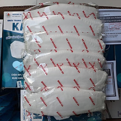 30 cái Khẩu trang y tế 4D Khánh An KA99 ngăn bụi vi khuẩn 99% ôm sát khuôn mặt không dính son và rất dễ thở