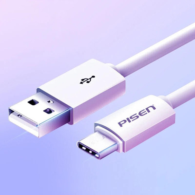Cáp Sạc Mr White Type-C USB-A 1 m - Pisen TC25-1000