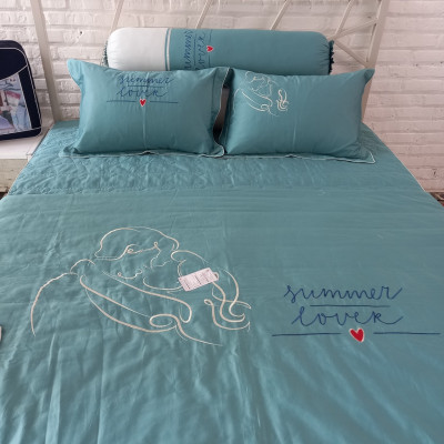 Bộ chăn ga gối cao cấp Sông Hồng UC21010