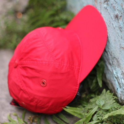 Nón kết dù/mũ lưỡi trai vải gió cho nữ màu đỏ ngọt ngào - siêu sang trọng - nón được may 2 lớp vải cao cấp phối da bò thật - ZCAP022- nón kết phụ kiện nữ không thể thiếu cho các chị em 