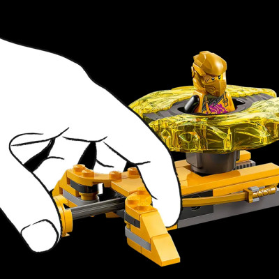 Đồ Chơi Lắp Ráp Con Quay Arin Và Phe Ác - Dragon Spinjitzu Battle Pack - Lego Ninjago 71826 (186 Mảnh Ghép)