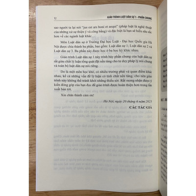 Sách - Giáo trình luật dân sự 1 - Phần chung