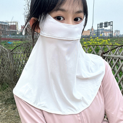 Mặt nạ che mặt dài chống nắng facekini lái xe ngoài trời che toàn mặt chống tia cực tím