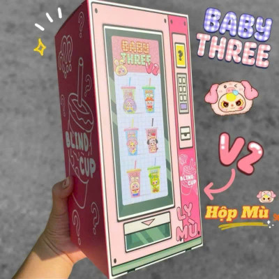 Blindcup BABY THREE V2 400% - Túi Mù/Hộp Mù Ngẫu Nhiên, Ly Nhựa Hộp Mù In 3D Nổi - HÀNG CHÍNH HÃNG MINIIN