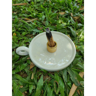 Đĩa cắm palo santo - Đĩa đốt xô thơm all in 1