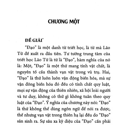 Minh Triết Phương Đông - Đạo Lý Người Xưa
