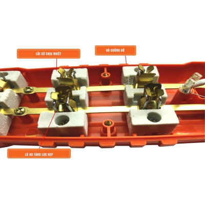 Ổ cắm có dây chịu tải công suất 3000W, ổ cắm thợ công trình công suất lớn chịu va đập