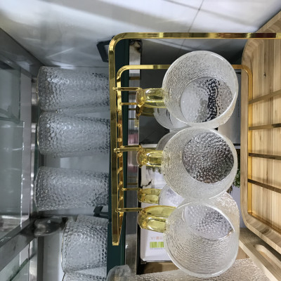 Bộ bình nước thủy tinh kèm 6 cốc có tay cầm