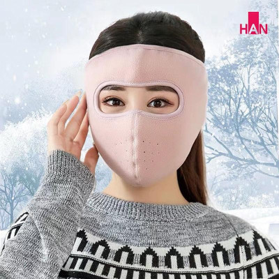 Khẩu trang ninja vải nỉ dán gáy che kín mặt tai chống nắng chạy xe phượt nam nữ hè - khau trang ni