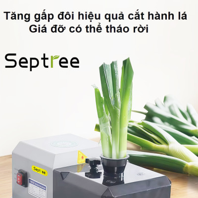 Máy chẻ các loại rau, hành, tỏi, ớt, rau muống,... Dòng chuyên nghiệp. Thương hiệu Mỹ cao cấp Septree XC-988A. HÀNG CHÍNH HÃNG