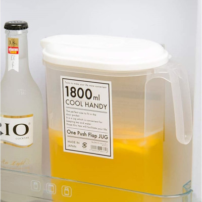 Bình nước nắp bật Yamada 1.8L, làm từ nhựa PP cao cấp, rất tiện lợi & hữu ích - nội địa Nhật Bản