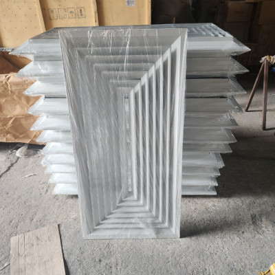Cửa gió khuếch tán 400x400mm, miệng gió điều hòa, nan gió, chắn gió điều hòa