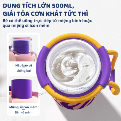 Bình nước thể thao tập gym có thể xịt khoáng Mideer Portable Spray Cup