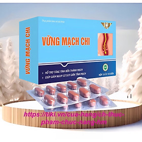 ￼Vững mạch chi - hộp 30 viên - hỗ trợ tăng tính bền thành mạch, giúp giảm nguy cơ suy tĩnh mạch